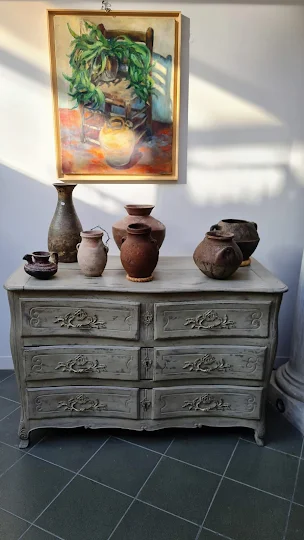 commode galbée époque 18ème siècle